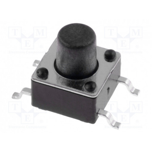 1301.9316; Microswitch TACT; SPST-NO; Pos: 2; 0.05A/12VDC; SMT; none; 1.6N; SCHURTER