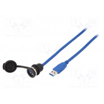 1310-1015-02; Adapter cable; USB A socket,USB A plug; 1310; USB 3.0; IP65; 1m; ENCITECH
