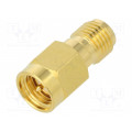 132171; Coupler; SMA male,SMA female; straight; 50Ω; teflon; gold-plated; AMPHENOL
