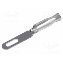 1344A.21; Socket for solder pin; soldering; for cable; silver plated; VOGT