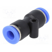 135.006; Push-in fitting; straight,inline splice; -0.95÷15bar; Mat: PBT; PNEUMAT SYSTEM