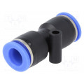 135.010; Push-in fitting; straight,inline splice; -0.95÷15bar; Mat: PBT; PNEUMAT SYSTEM