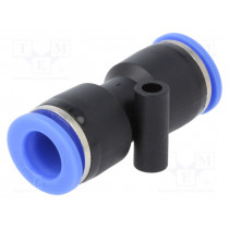 135.010; Push-in fitting; straight,inline splice; -0.95÷15bar; Mat: PBT; PNEUMAT SYSTEM