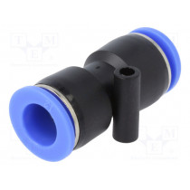 135.012; Push-in fitting; straight,inline splice; -0.95÷15bar; Mat: PBT; PNEUMAT SYSTEM