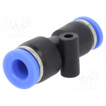 136.0604; Push-in fitting; straight,inline splice,reductive; -0.95÷15bar; PNEUMAT SYSTEM