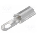 1360.21; Socket for solder pin; soldering; for cable; silver plated; VOGT