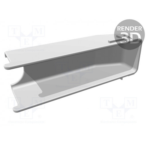 1393454-9; Cover; black; angled 90°; Application: 1393450-5; TE Connectivity