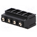 14020425402000; PCB terminal block; angled 90°; 10.16mm; ways: 4; on PCBs; tinned; HARTING