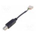 14194; Transition: adapter cable; USB B plug,5pin plug; Len: 0.1m; BULGIN 14194; Transition: adapter cable; USB B plug,5pin plug; Len: 0.1m; BULGIN