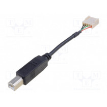14194; Transition: adapter cable; USB B plug,5pin plug; Len: 0.1m; BULGIN 14194; Transition: adapter cable; USB B plug,5pin plug; Len: 0.1m; BULGIN