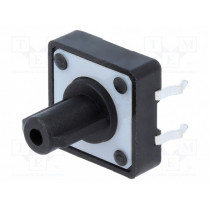 1437565-4; Microswitch TACT; SPST-NO; Pos: 2; 0.05A/24VDC; THT; none; OFF-(ON); TE Connectivity