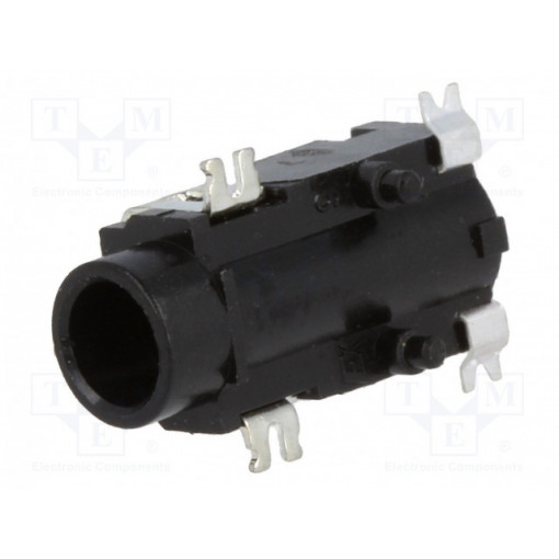 1503 02; Socket; Jack 3,5mm; female; stereo; ways: 3; horizontal; on PCBs; LUMBERG