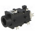 1503 03; Socket; Jack 3,5mm; female; stereo; ways: 3; horizontal; on PCBs; LUMBERG