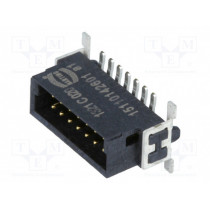 15110142601333; Connector: PCB to PCB; male; PIN: 14; 1.27mm; Series: har-flex; 2.3A; HARTING