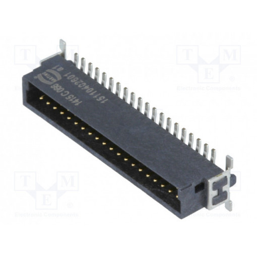 15110402601333; Connector: PCB to PCB; male; PIN: 40; 1.27mm; Series: har-flex; 2.3A; HARTING