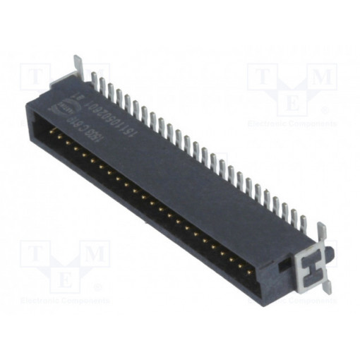 15110502601333; Connector: PCB to PCB; male; PIN: 50; 1.27mm; Series: har-flex; 2.3A; HARTING
