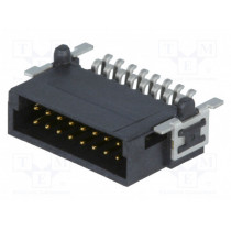 15150162601333; Connector: PCB to PCB; male; PIN: 16; 1.27mm; Series: har-flex; 2.3A; HARTING