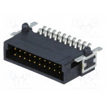 15150202601333; Connector: PCB to PCB; male; PIN: 20; 1.27mm; Series: har-flex; 2.3A; HARTING