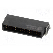 15150302601333; Connector: PCB to PCB; male; PIN: 30; 1.27mm; Series: har-flex; 2.3A; HARTING