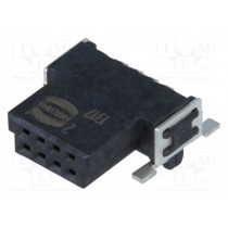 15250082601333; Connector: PCB to PCB; female; PIN: 8; 1.27mm; Series: har-flex; HARTING