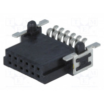 15250122601333; Connector: PCB to PCB; female; PIN: 12; 1.27mm; Series: har-flex; HARTING