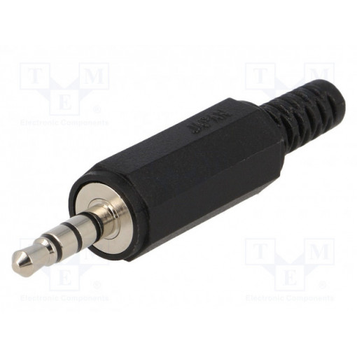 1532 02; Plug; Jack 3,5mm; male; stereo; with strain relief; ways: 4; LUMBERG 1532 02; Plug; Jack 3,5mm; male; stereo; with strain relief; ways: 4; LUMBERG