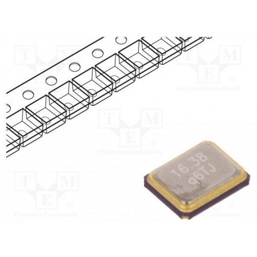 LFXTAL069395CUTT; Resonator: quartz; 16.384MHz; ±20ppm; 10pF; SMD; 2.5x2x0.6mm; IQD FREQUENCY PRODUCTS