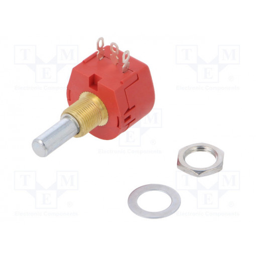 TW1103KA; Potentiometer: shaft; single turn; 10kΩ; 1W; ±10%; 6.35mm; TE Connectivity