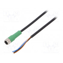 SAC-4P-5,0-PUR/M8FS; Connection lead; M8; PIN: 4; straight; 5m; plug; 30VAC; 4A; -25÷90°C; PHOENIX CONTACT