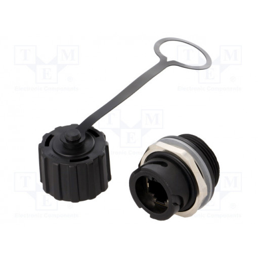 17-10000; Socket; coupler; PIN: 8; Cat: 5e; shielded,with protective cap; CONEC