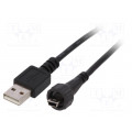 17-250031; Adapter cable; USB A plug,mini USB B plug (sealed); IP67; 2m; CONEC