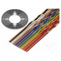 1700/10 (100FT); Wire: ribbon; 1.27mm; stranded; Cu; 10x28AWG; unshielded; PVC; 49V; 3M GCS