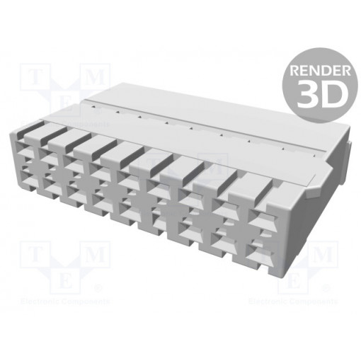 1718489-1; Connector: wire-board; MCP 1.5K; plug; female; PIN: 18; for cable; TE Connectivity