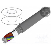 1728 SL005; Wire; Alpha Essential C&C; 20x20AWG; tinned copper braid; PVC; ALPHA WIRE