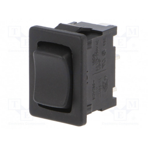 01808.1102-00; ROCKER; SPDT; Pos: 3; ON-OFF-ON; 6A/250VAC; black; IP40; none; 100mΩ; Marquardt 01808.1102-00; ROCKER; SPDT; Pos: 3; ON-OFF-ON; 6A/250VAC; black; IP40; none; 100mΩ; Marquardt