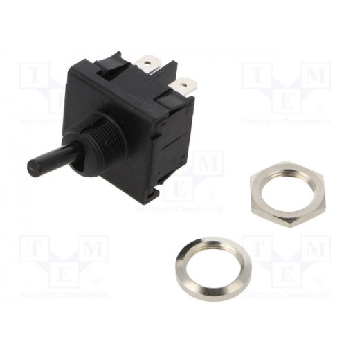 01824.1101-01; Switch: toggle; Pos: 2; DPDT; ON-ON; 6A/250VAC; Leads: for soldering; Marquardt
