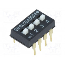 1825360-3; Switch: DIP-SWITCH; Pos: 2; SPST; 0.1A/24VDC; Illumin: none; 50mΩ; TE Connectivity 1825360-3; Switch: DIP-SWITCH; Pos: 2; SPST; 0.1A/24VDC; Illumin: none; 50mΩ; TE Connectivity