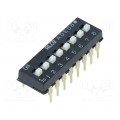 1825360-5; Switch: DIP-SWITCH; Pos: 2; SPST; 0.1A/24VDC; Illumin: none; 50mΩ; TE Connectivity