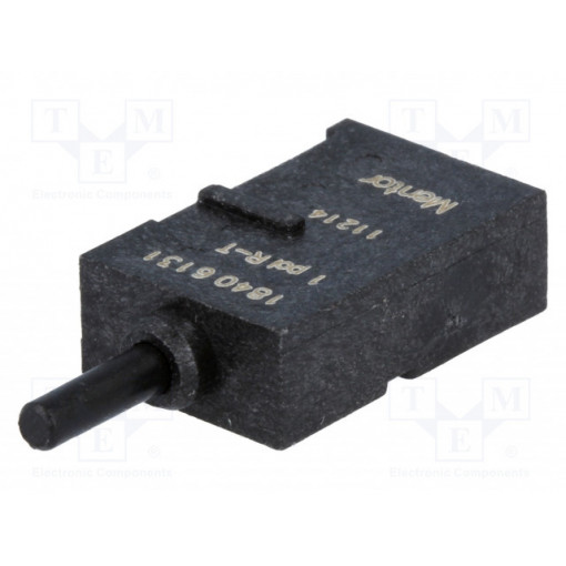 1840.6131; Switch: push-button; Pos: 2; SPDT; 0.5A/60VAC; 0.5A/60VDC; ON-(ON); MENTOR
