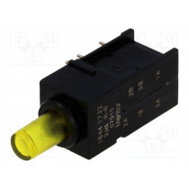 1844.1732; Switch: push-button; Pos: 2; DPDT; 0.5A/60VAC; 0.5A/60VDC; OFF-ON; MENTOR