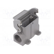 19200100251; Enclosure: for Han connectors; Han A; size 10A; with latch; M25; HARTING
