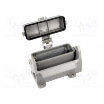 19200160295; Enclosure: for Han connectors; Han A; size 16A; with latch; M20; HARTING