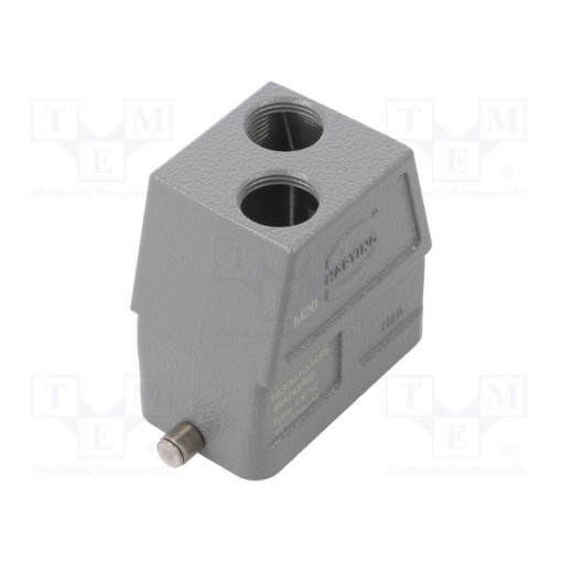 19300100495; Enclosure: for HDC connectors; Han B; size 10B; for cable; high; HARTING