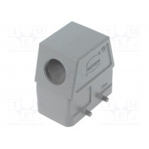 19300100526; Enclosure: for HDC connectors; Han B; size 10B; for cable; high; HARTING