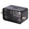 19307101441; Enclosure: for HDC connectors; Han; size 10B; for cable; straight; HARTING