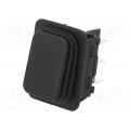 01934.3112-02; ROCKER; DPDT; Pos: 2; OFF-ON; 12A/250VAC; black; 100mΩ; Body: black; Marquardt