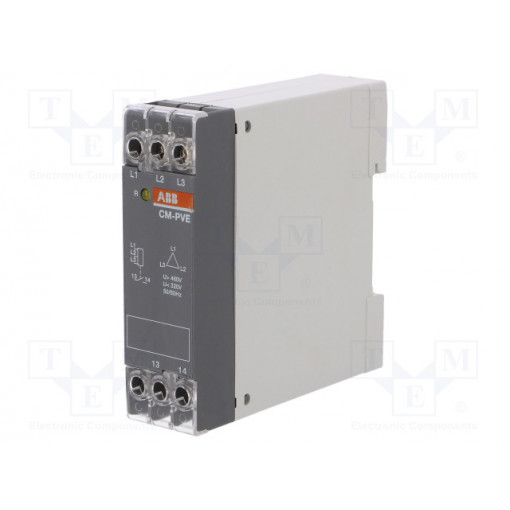 1SVR550871R9500; Module: voltage monitoring relay; DIN; SPST-NO; OUT 1: 250VAC/4A; ABB 1SVR550871R9500; Module: voltage monitoring relay; DIN; SPST-NO; OUT 1: 250VAC/4A; ABB