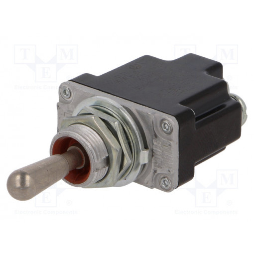 1TL1-7; Switch: toggle; Pos: 3; SP3T; (ON)-OFF-(ON); 6A/230VAC; 15A/28VDC; HONEYWELL