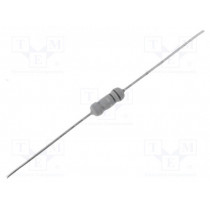 MOR01SJ0224A10; Resistor: metal oxide; THT; 220kΩ; 1W; ±5%; Ø4x10mm; axial; ROYAL OHM
