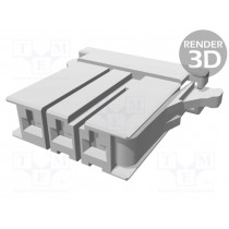 2-178128-3; Plug; wire-board; female; Dynamic D-3200; 5.08mm; PIN: 3; for cable; TE Connectivity